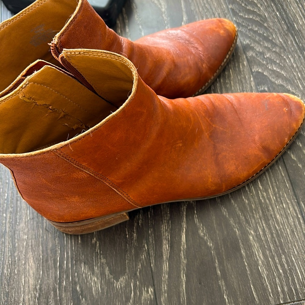 Lucky brand brown booties